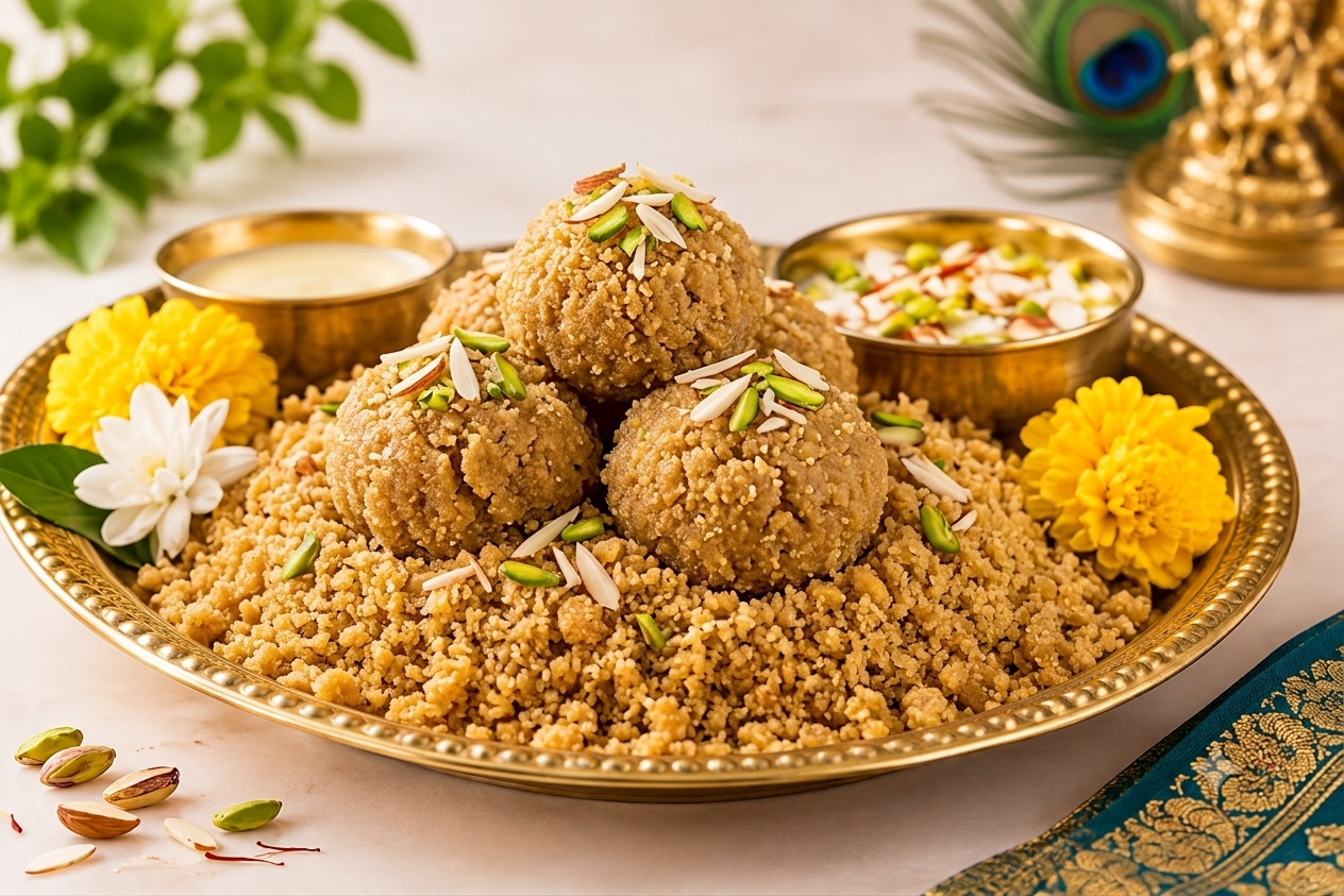Salasar Churma Thali Bhog